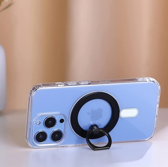 MagSafe Phone grip Holder Kickstand Phone Grip Finger Ring Grip Black - Picture 4 of 7